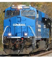 Norfolk Southern NS #8098 Conrail CR HERITAGE Blue White Stripes Scheme Class ES44AC Diesel-Electric Locomotive for Model Railroaders Inspiration