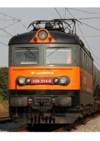 BF Logistics BFL #150.514-0 Šestikolák Dark Grey Orange Scheme Class E 669.1 (182) Electric Locomotive for Model Railroaders Inspiration