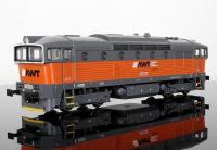 Advanced World Transport a.s. AWT PKP #753 7 714-5 HO Brejlovec Grey Orange Stripes Scheme Class T478.3 Diesel-Electric Locomotive DCC Ready