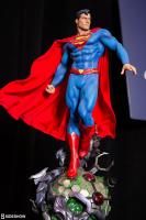 Superman Atop A Brainiacs Skull Ship Base Premium Format Figure