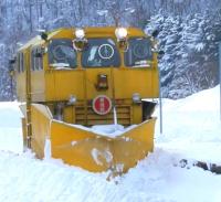 Japanese Railroad JR HO Hokkaido Way Of Maintenance Class TMC400S Double-Deck Snow Plow KIT stavebnice