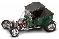 Ford T-Bucket Roadster Hard Top Green 1/18 Die-Cast Vehicle