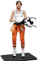 Chell in Orange Aperture Jumpsuit And Light-Up ASHPD Action Figure