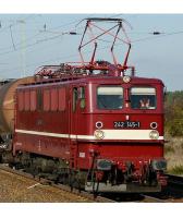 Deutsche Reichsbahn DR #242 Burgundy Red White Line Scheme Class DR E42/242 (DB 142, 132, AE 477) Electric Locomotive for Model Railroaders Inspiration