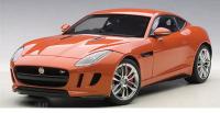 Jaguar F-Type R Coupe Orange FIRESAND Metallic 1/18 Die-Cast Vehicle