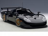 Porsche 911 GT1 Glossy Black 1/18 Die-Cast Vehicle