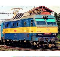 Železničná spoločnosť Slovensko ZSSK #350 011-3 HO Gorilla Blue Yellow Stripe Scheme Class ES 499.0011 Electric Locomotive for Model Railroaders Inspiration