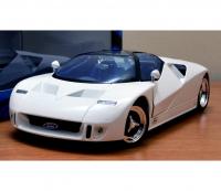 Ford GT90 The Greatest Concept Car White 1/18 Die-Cast Vehicle