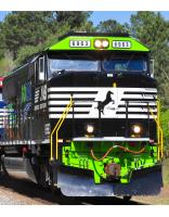 Norfolk Southern NS #6963 HO GORAIL Black Green Horsehead Class SD60E Diesel-Electric Locomotive DCC & Sound Tsunami2