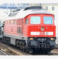 Deutsche Bahn AG DB #234 180-8 HO Ragulin Ludmilla Light Red Scheme Class V 300 (T679.2) Diesel-Electric Locomotive for Model Railroaders Inspiration