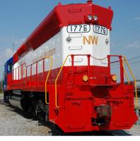 Norfolk & Western NW #1776 HO HIGH HOOD Bicentennial Red White Blue Scheme Class EMD SD45 Diesel-Electric Road Switcher Locomotive  DCC & Sound Paragon4