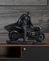 Batman Dismounting A Sleek Motorcycle Premium Format Figure