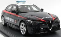 Alfa Romeo Giulia QV Quadrifoglio Verde CARABINIERI 2015 Police Car 1/18 Die-Cast Vehicle