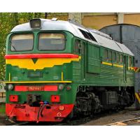 Российские железные дороги RŽD #M62 1066 HO Машка Sergej Dark Green Scheme CClass 781 (M62) Diesel-Electrci Locomotive DCC Ready