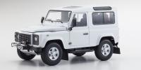 Land Rover Defender 90 Fuji White 1/18 Die-Cast Vehicle
