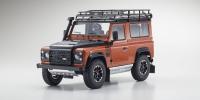 Land Rover Defender 90 Adventure Phoenix Orange 1/18 Die-Cast Vehicle