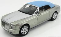 Rolls Royce Phantom Drophead Coupé Platinum Light Blue 1/18 Die-Cast Vehicle