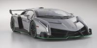 Lamborghini Veneno Gray Green Line 1/18 Die-Cast Vehicle