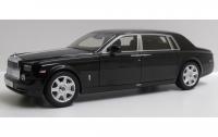 Rolls Royce Phantom EWB Diamond Black Metallic 1/18 Die-Cast Vehicle