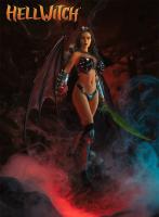 Hellwitch The Red-Eyed Winged Female Devil Sixth Scale Collectible Figure