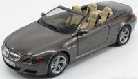 BMW M6 Convertible Cabriolet 2007 Light Brown Mettalic 1/18 Die-Cast Vehicle