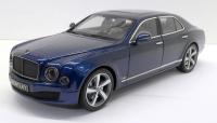 Bentley Mulsanne Speed Marlin Blue 1/18 Die-Cast Vehicle