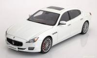 Maserati Quattroporte GTS 2015 White Metallic 1/18 Die-Cast Vehicle