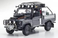 Land Rover Defender Lara Croft Movie Car 2001 Corris Grey 1/18 Die-Cast Vehicle