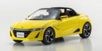 Honda S660 Spider 2015 Yellow 1/18 Die-Cast Vehicle