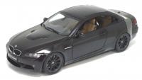 BMW M3 Convertible (E93M) Retractable Roof Black Metallic 1/18 Die-Cast Vehicle