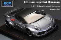 Lamborghini Huracán LB PERFORMANCE Liberty Walk Iron Grey 1/18 Die-Cast Vehicle
