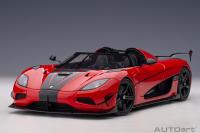 Koenigsegg Agera RS 2015 Chilli Red Carbon 1/18 Die-Cast Vehicle