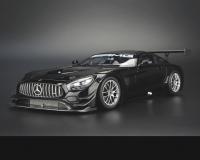 Mercedes AMG GT3 Glossy Black 1/18 Die-Cast Vehicle