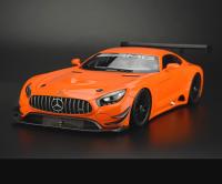 Mercedes AMG GT3 Glossy Orange 1/18 Die-Cast Vehicle