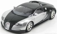 Bugatti Veyron 16.4 EB Centenaire Aluminium Casting Dark Green Metallic 1/18 Die-Cast Vehicle