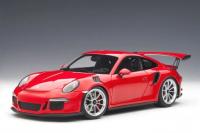 Porsche 911 (991) GT3 RS 4.0 Glossy Red 1/18 Die-Cast Vehicle   ABS