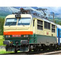 České Dráhy #151 023-9 Gorilla Beige Dark Green Orange Front Line Scheme Class 151 (E 499.2) Electric Locomotive for Model Railroaders Inspiration