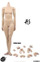 Highly Flexible Female Body for Sixth Scale Figure (Dark & Small Breast Size)  XING ST-92003-A