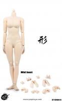 Highly Flexible Female Body for Sixth Scale Figure (Pale & Medium Breast Size) XING ST-92004-B 