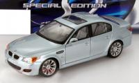 BMW M5 545i (E60) Sedan Silver 1/18 Die-Cast Vehicle