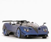 Pagani Zonda HP Topless Carbon Blue 1/18 Die-Cast Vehicle