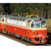 Československé Dráhy ČSD #230 061-4 LAMINATKA Beige Light Red Scheme Class 230 (S489.0) Electric Locomotive for Model Railroaders Inspiration
