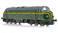 Société nationale des chemins de fer belges SNCB #202020 HO Gammeldanskar Jaune-Vert Scheme Class 52 Diesel-Electric Locomotive DCC & Sound