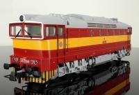 Československé Dráhy ČSD #T478 3208 HO Brejlovec Red Yellow Stripes Scheme Class 753 Diesel-Electric Locomotive DCC & Sound