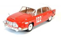 Tatra 603 No. 122 Rally Monte Carlo 1960 Red 1/18 Die-Cast Vehicle