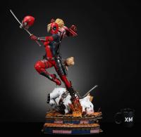 Wanda Wilson AKA Lady Deadpool Atop A Merry-Go-Round Ride Thematic Base The Marvel Premium Collectibles Quarter Scale Statue Diorama