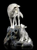 She-Wolf And Cub The Premium Figure Diorama vlčice s mládětem soška