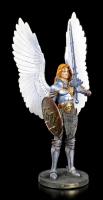 Archangel Michael In The Silver-Gold Knights Armor Premium Figure  anděl