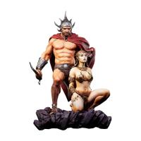 Swordsman of Mars & Girl The Frank Frazetta Legacy Quarter Scale Statue Diorama