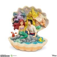 Ariel & Eric In The Shell Scene Disney Statue Diorama